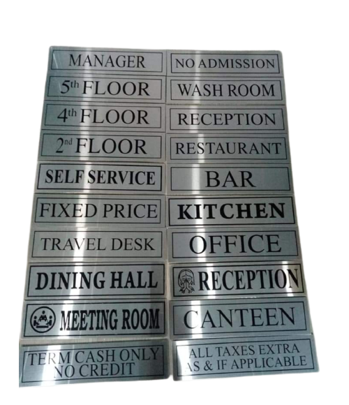 STAINLESS STEEL SIGN TAGS