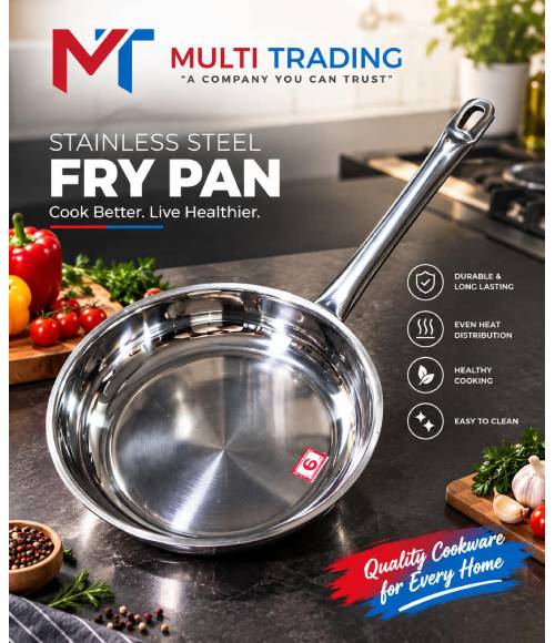STAINLESS STEEL FRY PAN